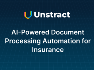 document processing automation for Insurance
