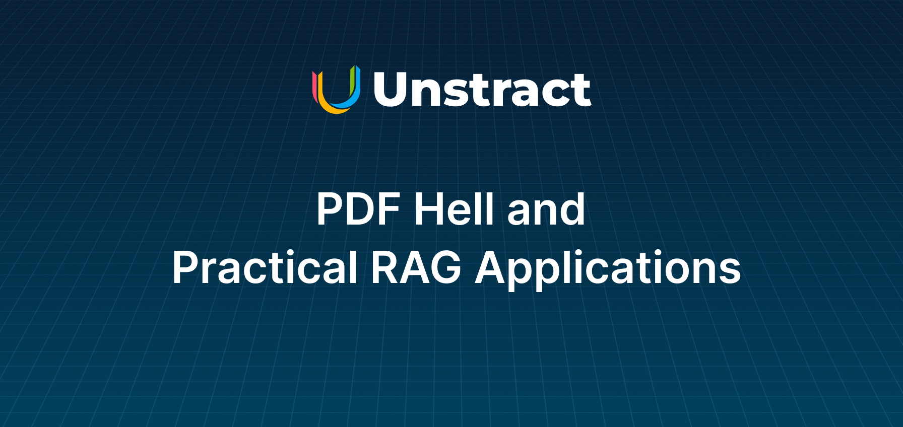 PDF Hell and Practical RAG Applications