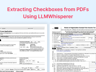 Extracting Checkboxes & Radio buttons from PDFs : A Guide