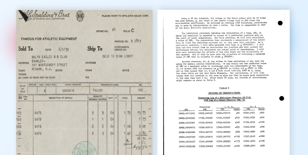 Best OCR Software in 2024: Test documents for OCR feature comparison