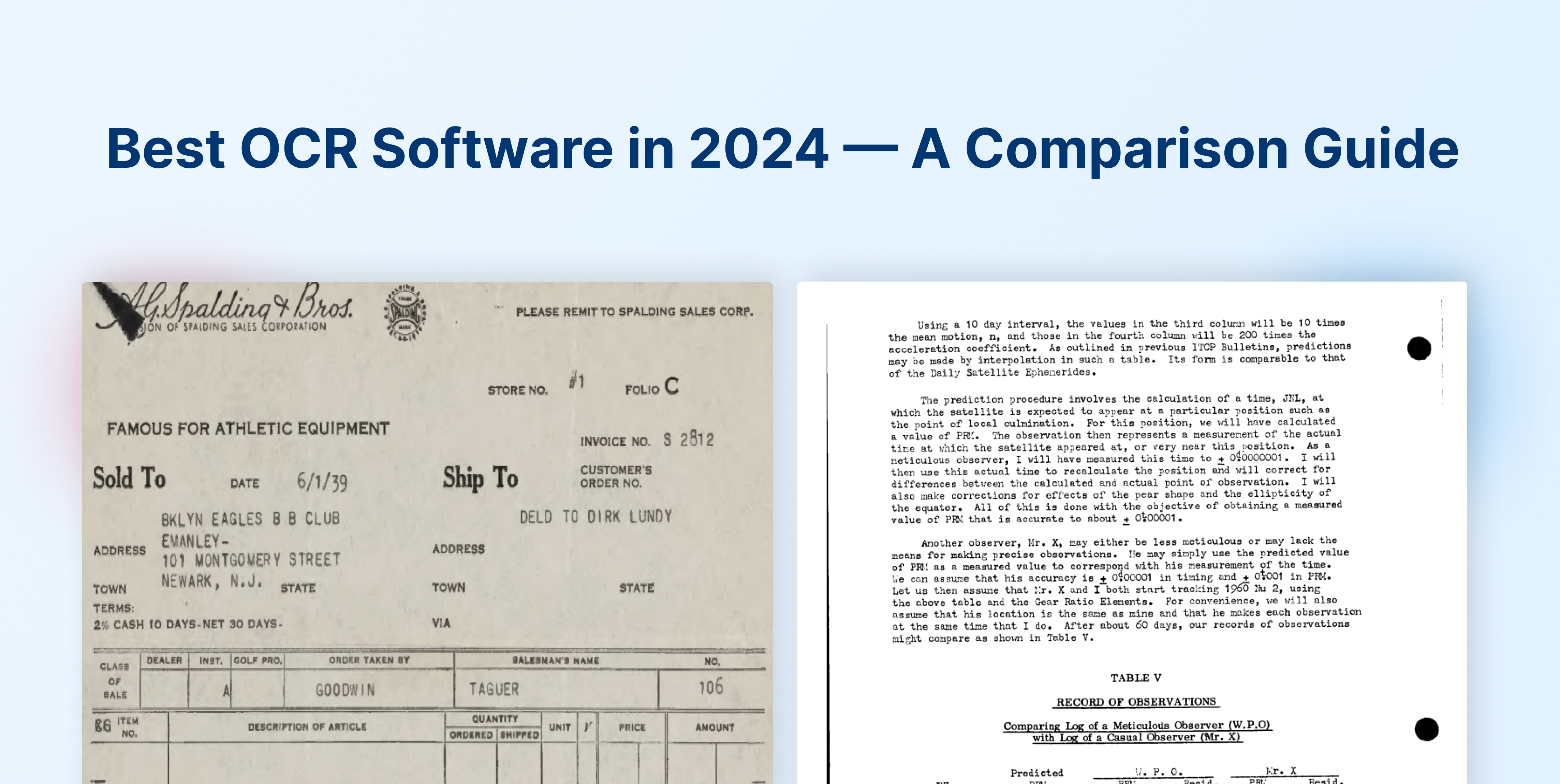 Best OCR Software in 2024 — A Comparison Guide