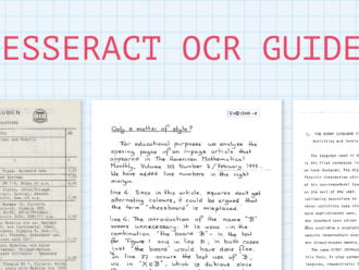 In-depth guide on setting up and using Tesseract for OCR.