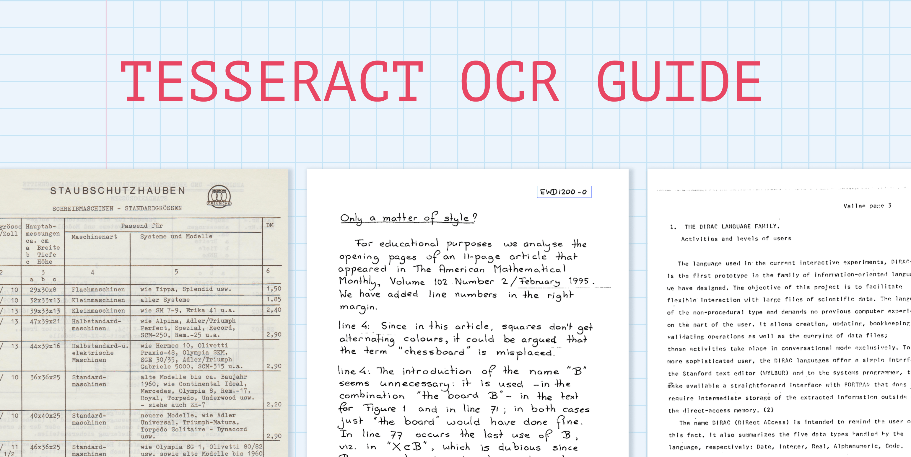 In-depth guide on setting up and using Tesseract for OCR.