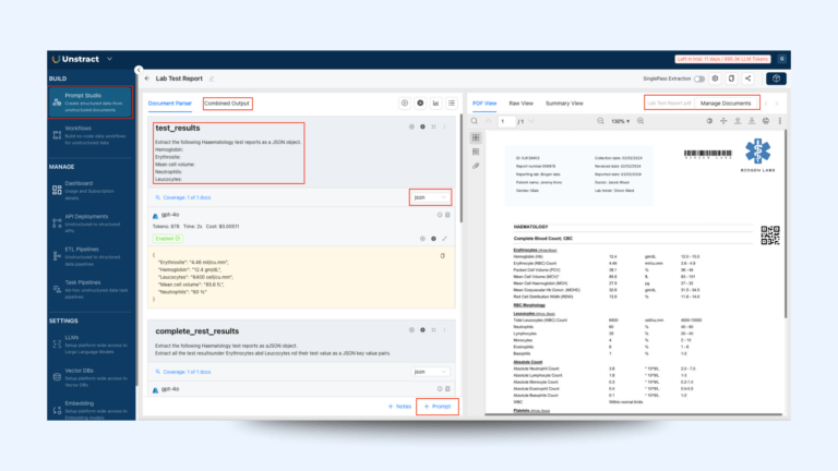 A Guide to Extracting Data From Healthcare Documents with Unstract