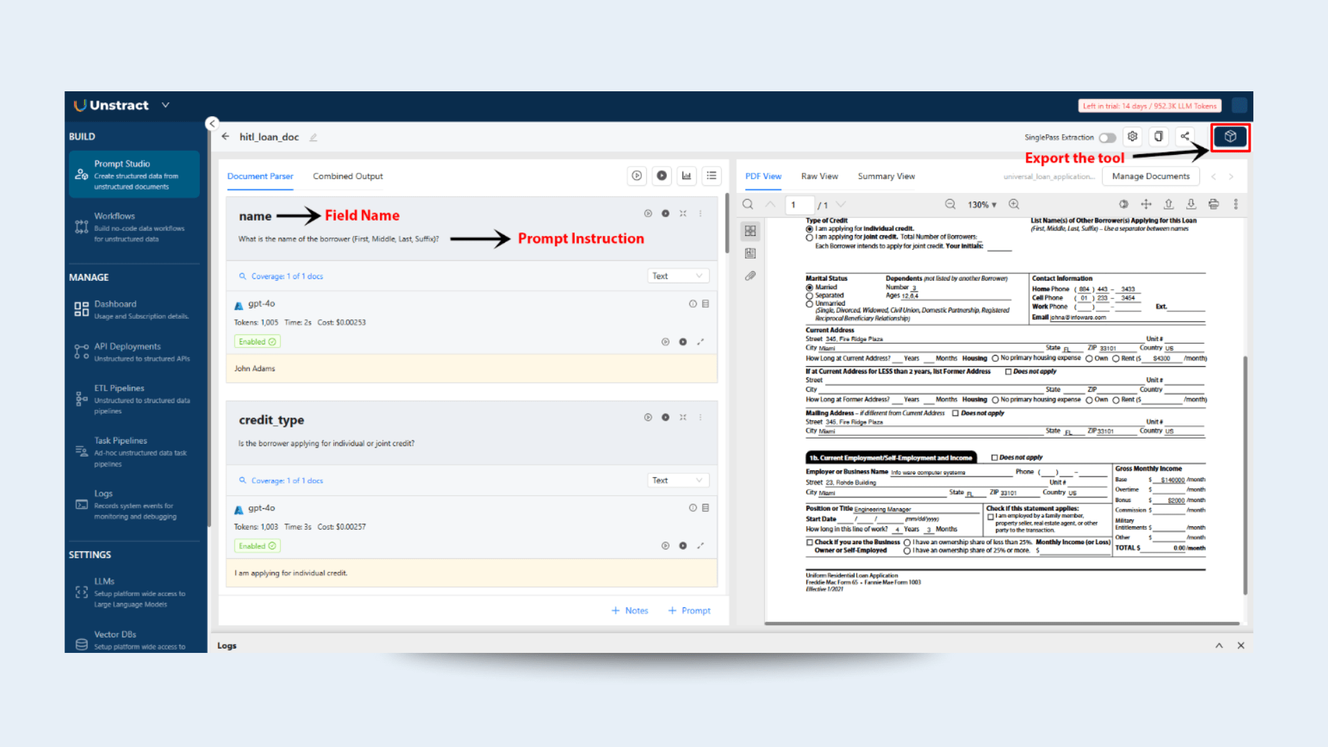 Human In The Loop (HITL) for AI Document Processing → Unstract.com