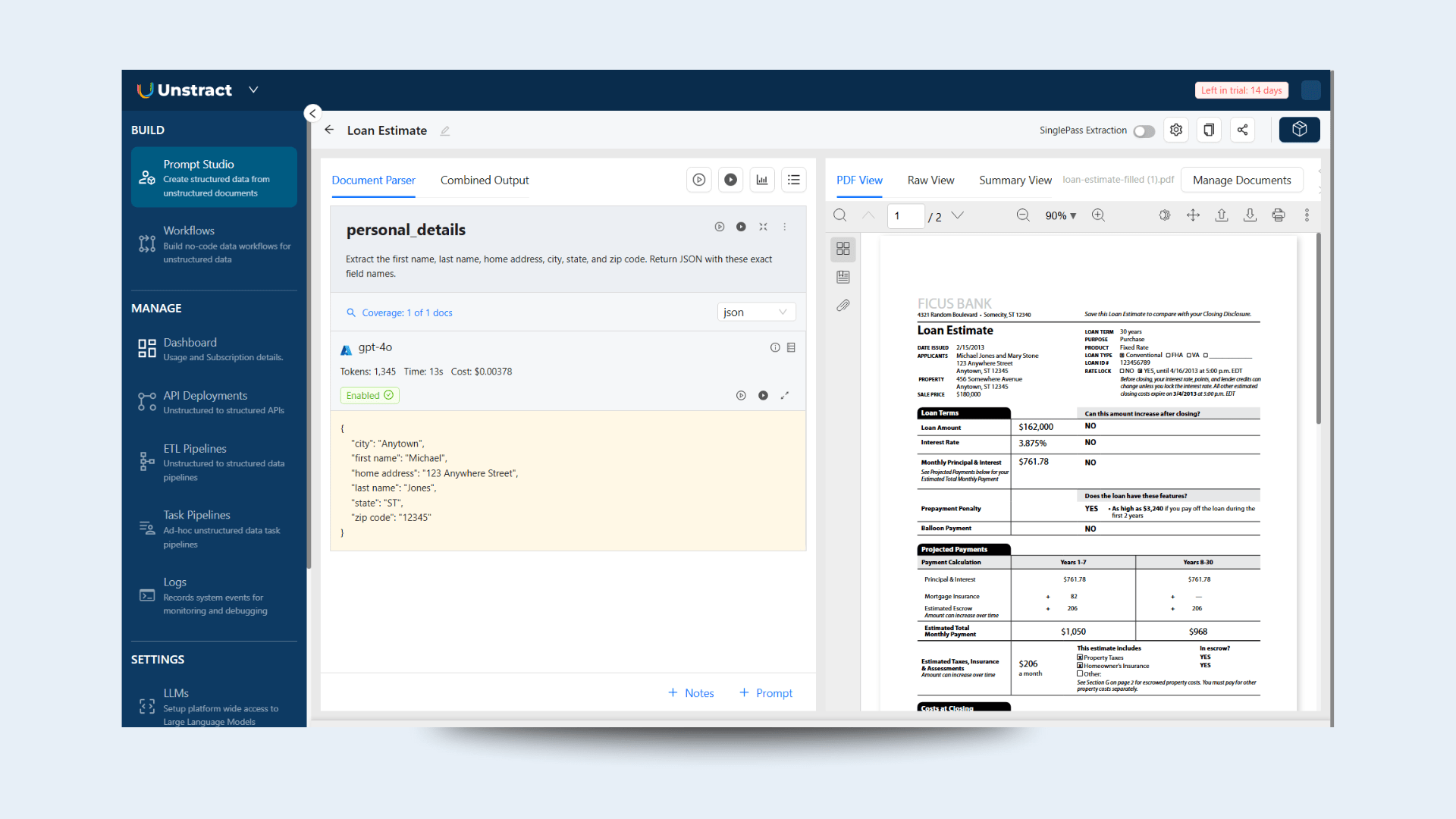 Unstract MCP Server: Document Processing Pipelines On the Go