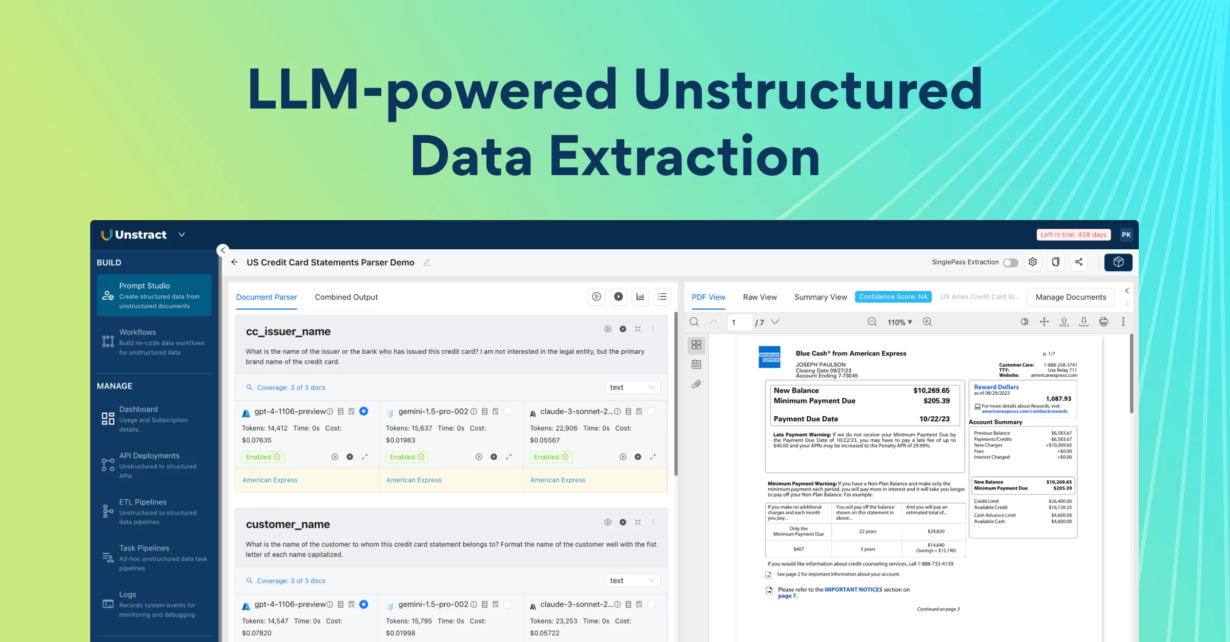 Leveraging AI to Convert Unstructured Documents into Usable Data