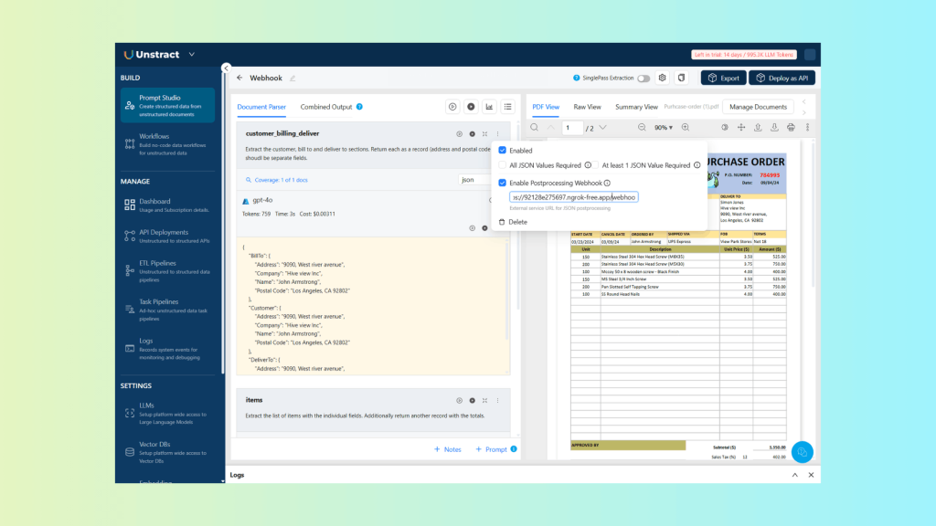 Build Document Workflows That Adapt with Unstract
