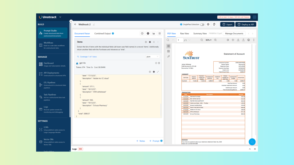 Build Document Workflows That Adapt with Unstract