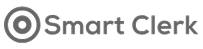 Smart Clerk logo with a circular target icon to the left of the brand name