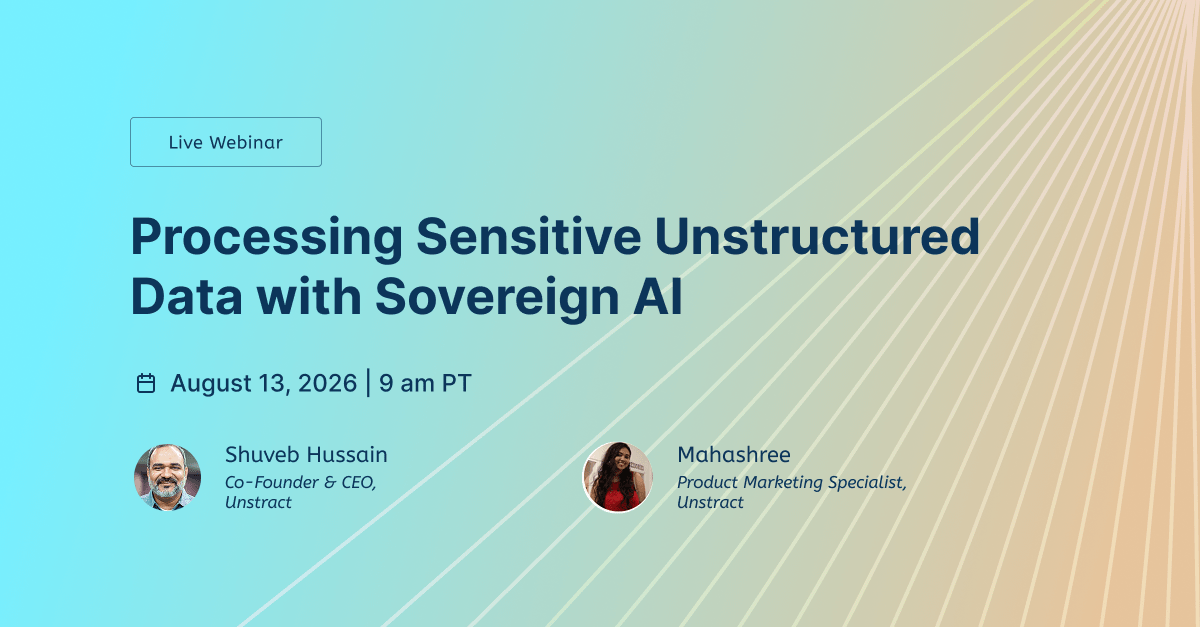 Processing Sensitive Unstructured Data with Sovereign AI