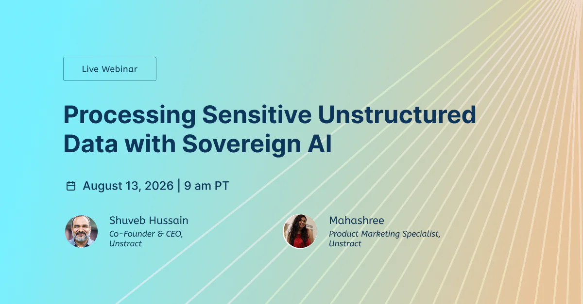 Processing Sensitive Unstructured Data with Sovereign AI