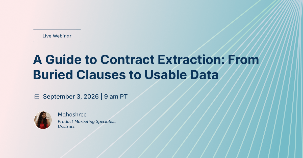 A Guide to Contract Extraction: From Buried Clauses to Usable Data